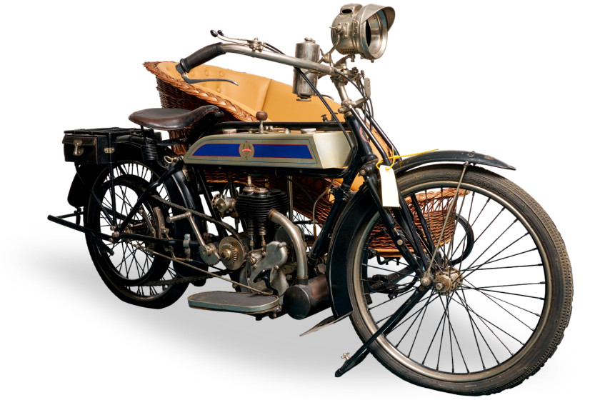 1919 Bianchi 500 cm3 avec sidecar  No reserve