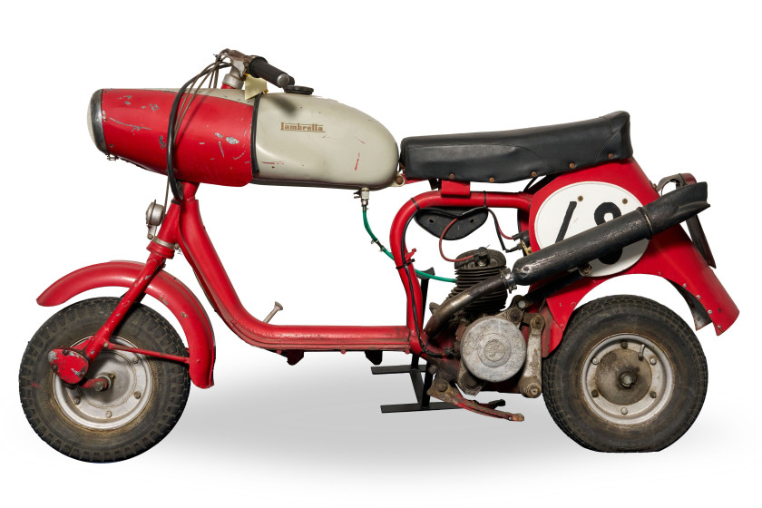 Circa 1953 Lambretta Modèle D 125 cm3 préparé Course  No reserve