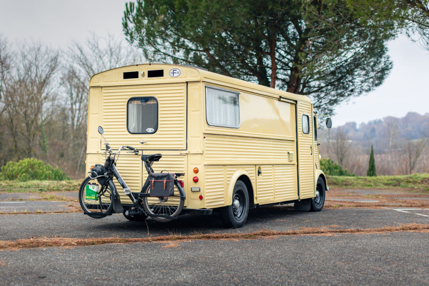 1966 Citroën HY Camping-car par Currus avec son Velosolex  No reserve