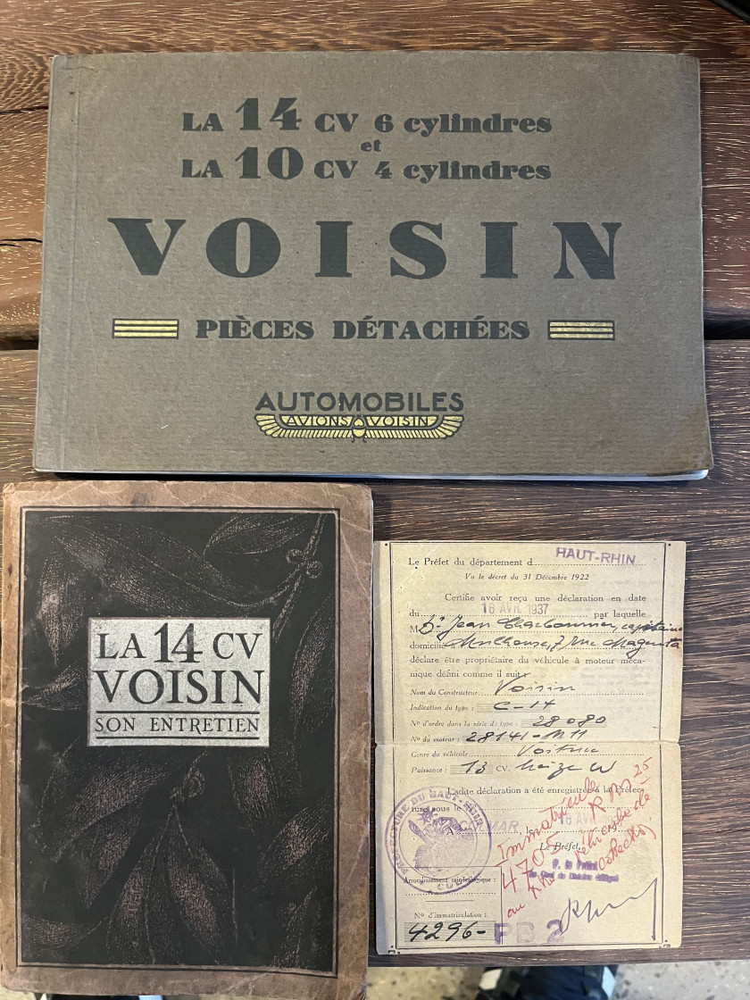 1929 Avions Voisin C14 "Chartreuse"  No reserve