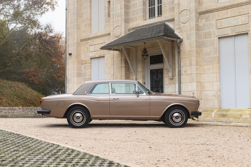 1977 Rolls-Royce Corniche Coupé par Mulliner  No reserve