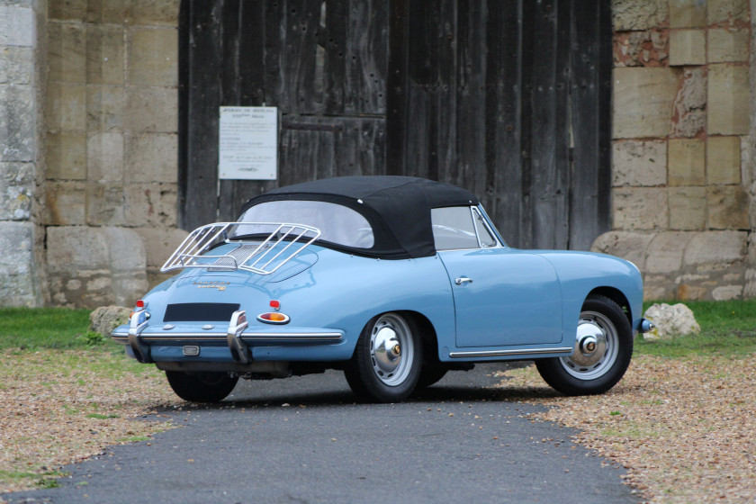 1960 Porsche 356 B 1600 Super 90 Cabriolet avec Hard-top