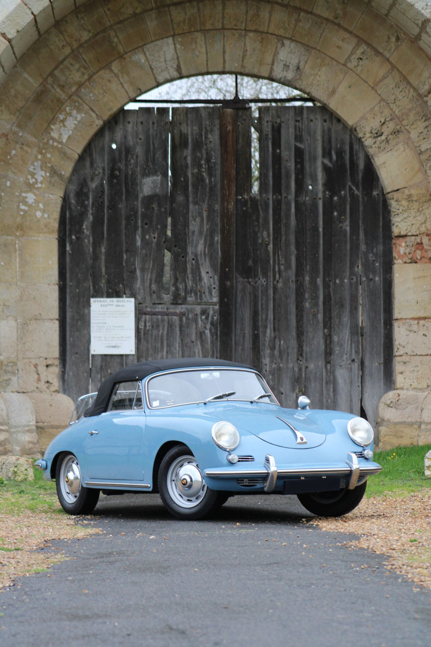 1960 Porsche 356 B 1600 Super 90 Cabriolet avec Hard-top