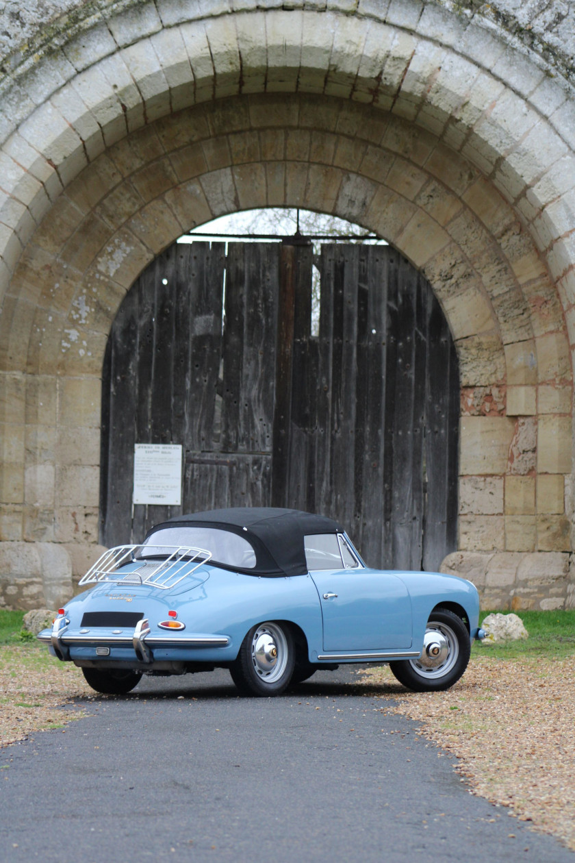 1960 Porsche 356 B 1600 Super 90 Cabriolet avec Hard-top