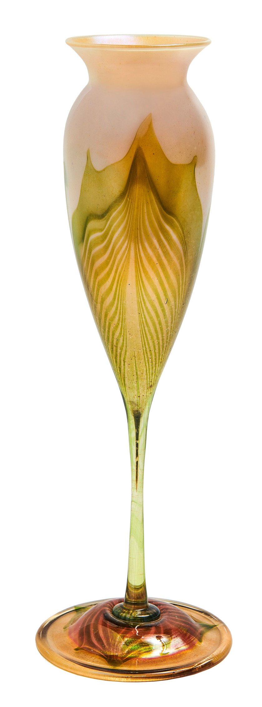 Louis Comfort TIFFANY (1848-1933) Vase amphore