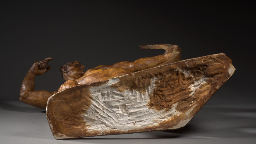 Léon-Ernest DRIVIER Grenoble, 1878 - Paris, 1951 L'archer Plâtre patiné