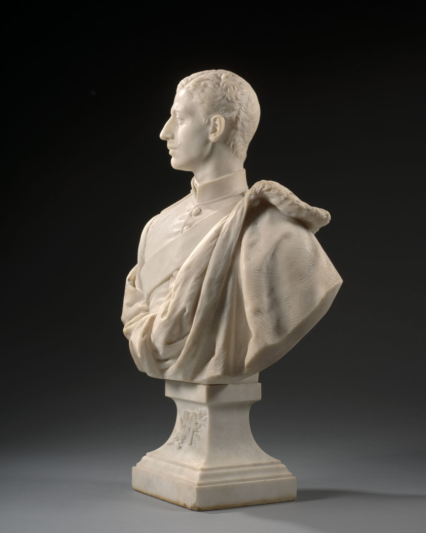 Prosper d'EPINAY Port-Louis, Maurice, 1836 - Saint-Cyr-sur-Loire, 1914 Portrait de Louis-Napoléon Bonaparte (1856-1879), prince impé..