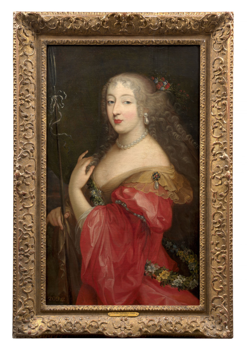 Attribué à Gilbert de SEVE Moulins, 1615 - Paris, 1698 Portrait de Anne-Marie Louise d'Orléans, duchesse de Montpensier, dite La Gra..