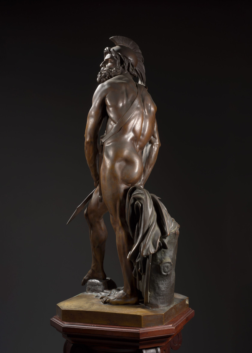 Pierre-Jean DAVID, dit DAVID d'ANGERS Angers, 1788 - Paris, 1856 Philopoemen Bronze à patine brun clair