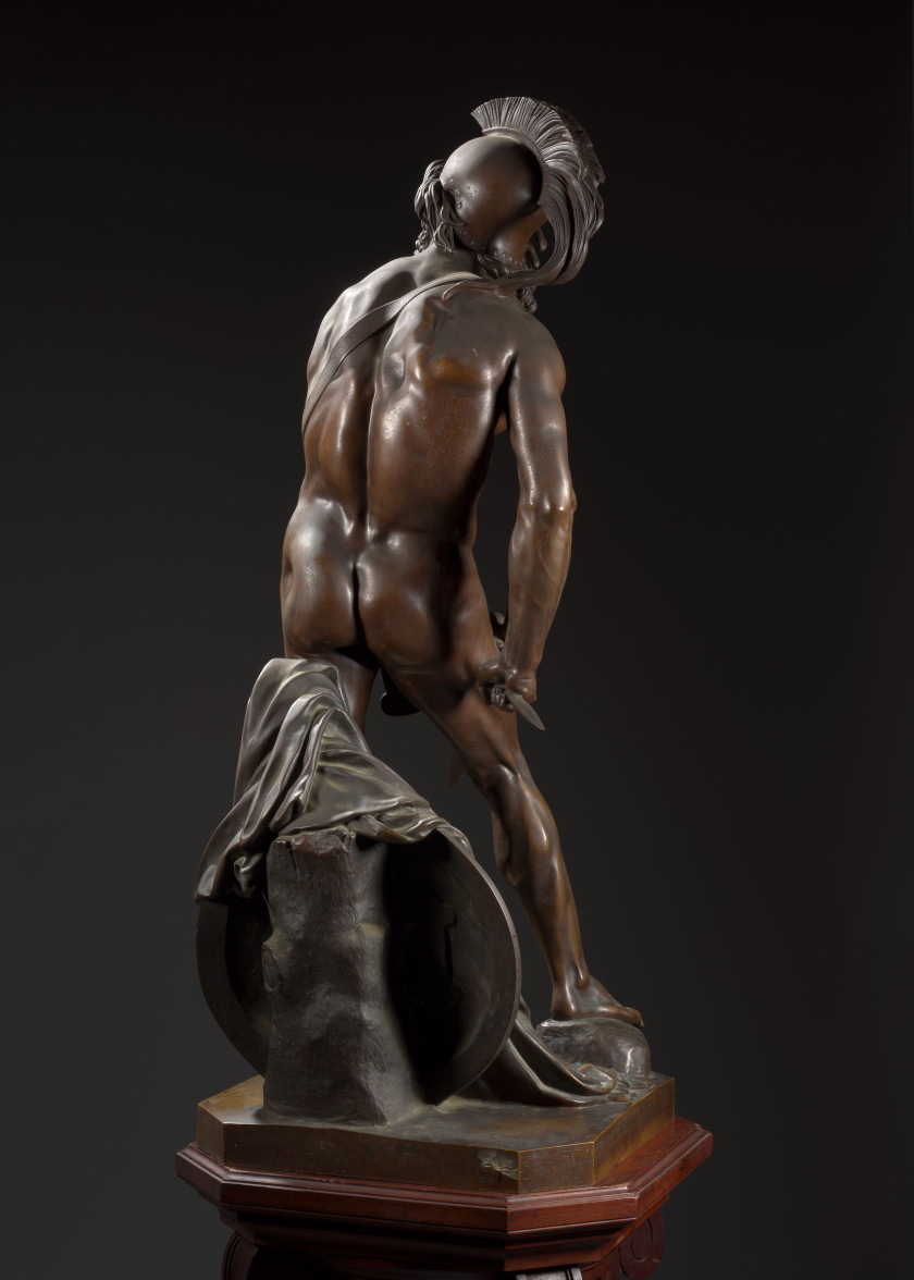 Pierre-Jean DAVID, dit DAVID d'ANGERS Angers, 1788 - Paris, 1856 Philopoemen Bronze à patine brun clair