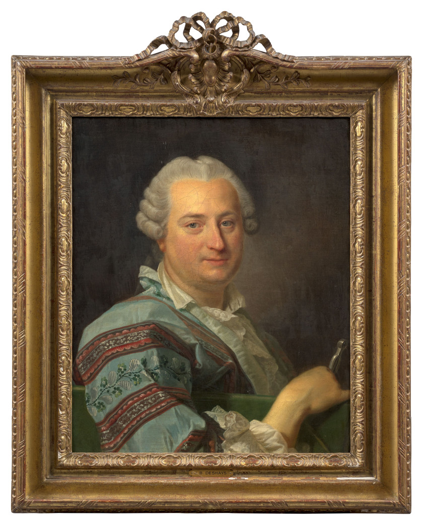 ¤ François-Bruno DESHAYS de COLLEVILLE Rouen, 1732 - 1815 Portrait de l'architecte Nicolas-Marie Potain (Paris, 1723 - Choisy-le-Roi,.