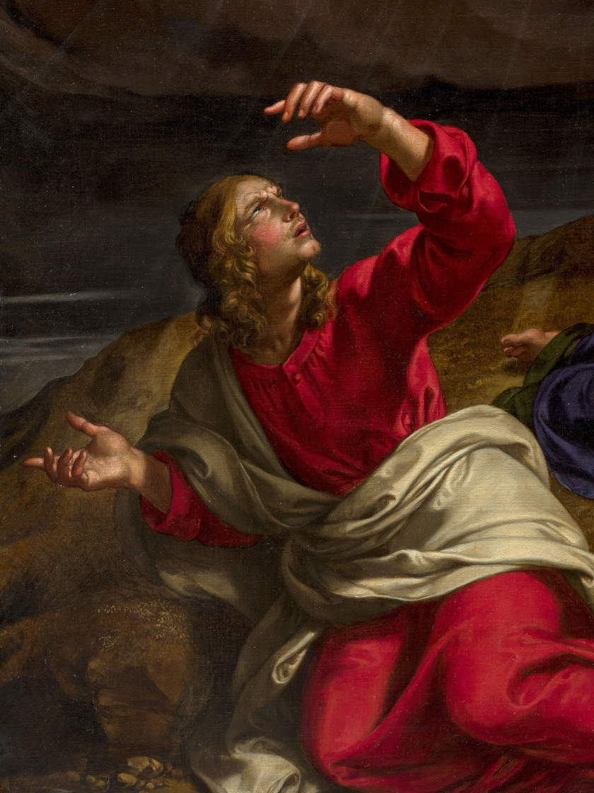 Frans POURBUS Le Jeune Anvers, 1569 - 1622 La Transfiguration Huile sur toile